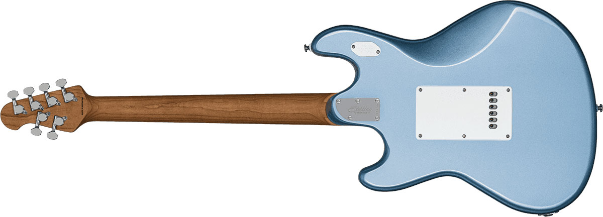 Sterling By Musicman Stingray Guitar Sr50 Hh Trem Mn - Firemist Silver - Guitare Électrique Forme Str - Variation 1