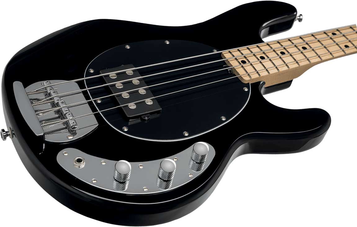 Sterling By Musicman Stingray Ray4 Bk Sub Active 1h Mn - Black - Basse Électrique Solid Body - Variation 2