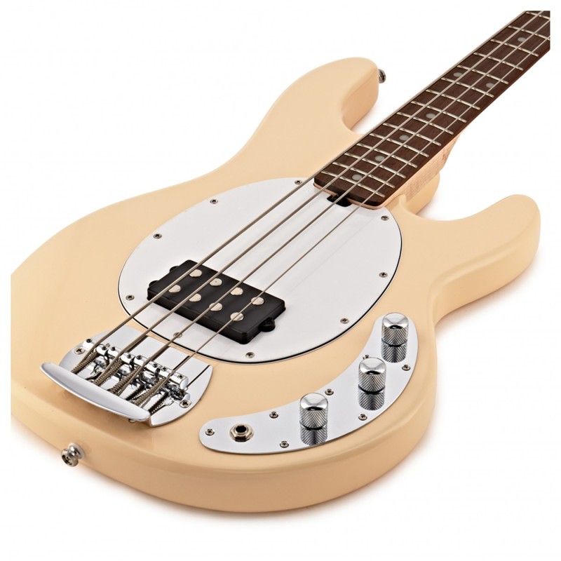 Sterling By Musicman Stingray Ray4 Sub Active 1h Jat - Vintage Cream - Basse Électrique Solid Body - Variation 2