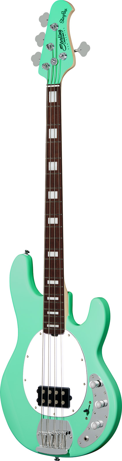 Sterling By Musicman Stingray4 Sub Series 1h Jat - Seafoam Green - Basse Électrique Solid Body - Variation 1
