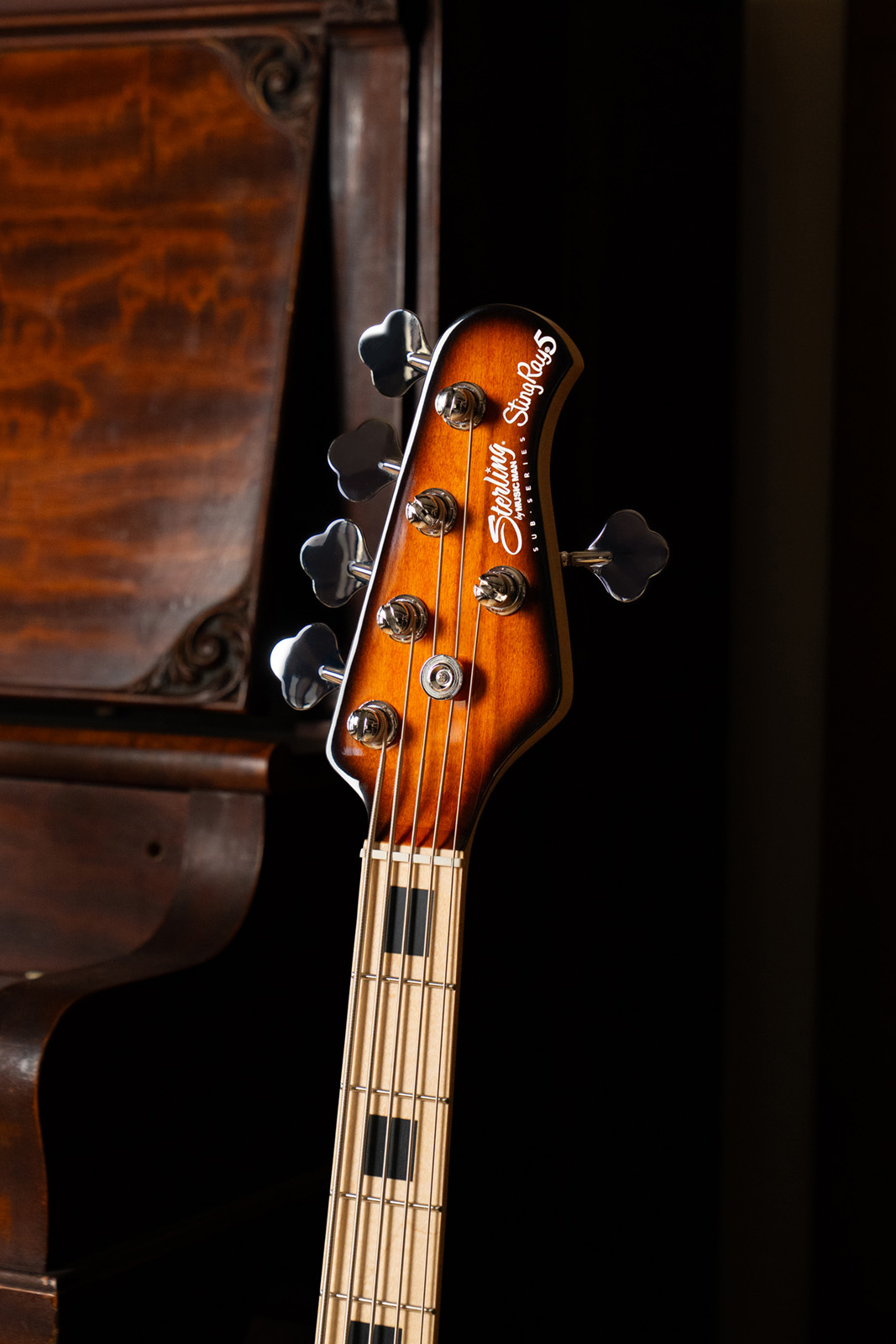 Sterling By Musicman Stingray4 5-cordes 1h Mn - Vintage Sunburst - Basse Électrique Solid Body - Variation 3