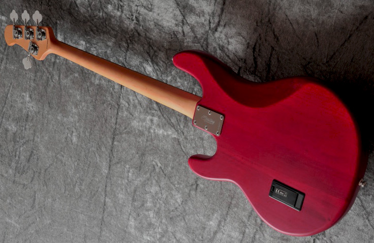 Sterling By Musicman S.u.b. Ray4 - Trans Red Satin - Basse Électrique Solid Body - Variation 3