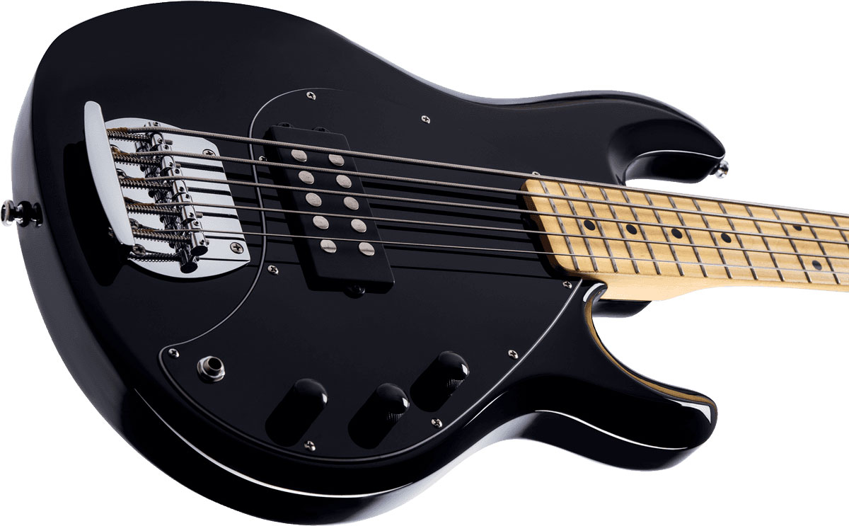 Sterling By Musicman Sub Ray5 5-cordes Active Mn - Black - Basse Électrique Solid Body - Variation 3
