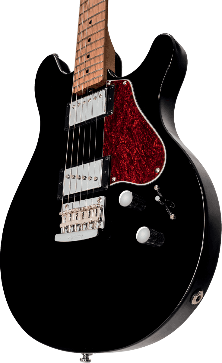 Sterling By Musicman James Valentine Jv60 Signature Hh Ht Mn - Black - Guitare Électrique Signature - Variation 4