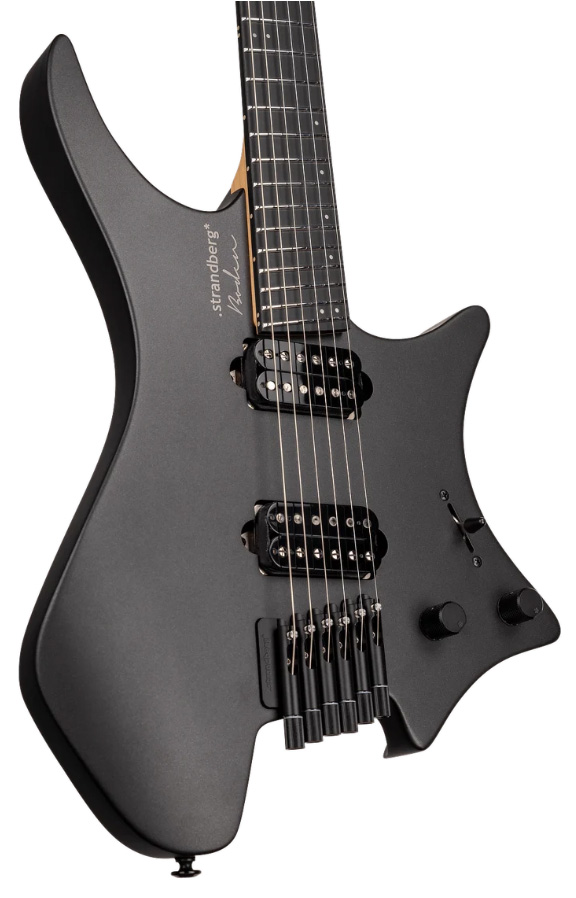 Strandberg Boden Metal Nx 6 2h Ht Ric - Black Granite - Guitare Électrique Multi-scale - Variation 3