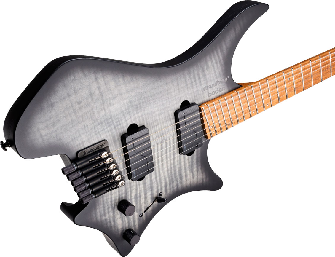 Strandberg Boden Original N2.6 6c 2h Fishman Fluence Ht Mn - Black Denim Burst Satin - Guitare Électrique Multi-scale - Variation 3