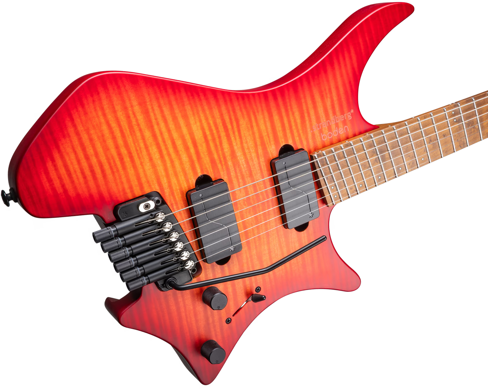 Strandberg Boden Original N2.6t 6c 2h Fishman Trem Mn - Sunset Coral Burst Satin - Guitare Électrique Multi-scale - Variation 2