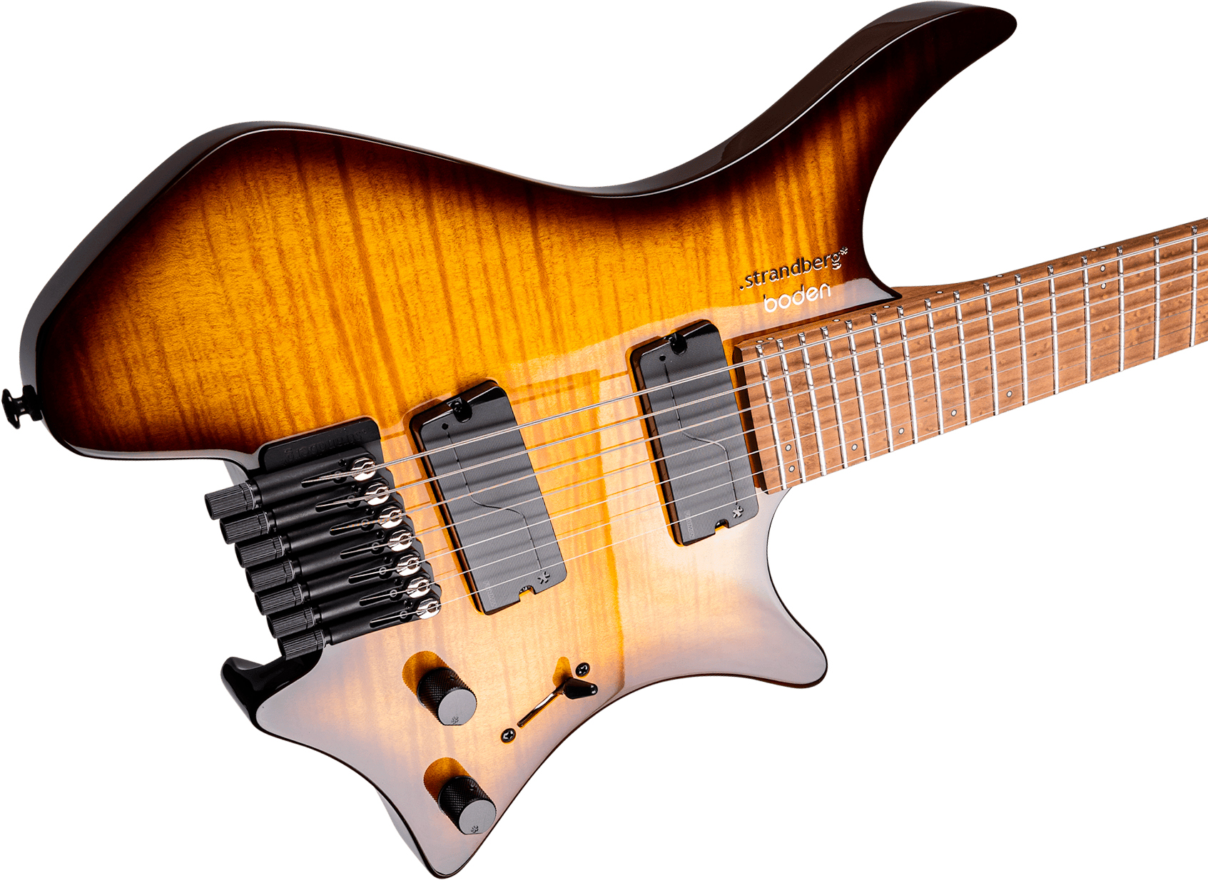 Strandberg Boden Original N2.7 7c 2h Fishman Fluence Ht Mn - Amber Haze Burst Gloss - Guitare Électrique Multi-scale - Variation 3