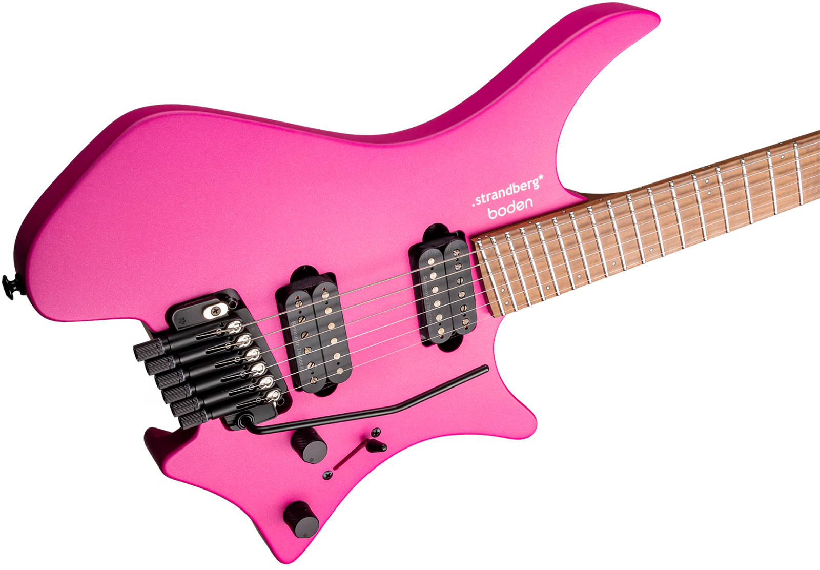 Strandberg Boden Standard N2.6t 6c 2h Trem Mn - Electric Fuschia Metallic - Guitare Électrique Multi-scale - Variation 3