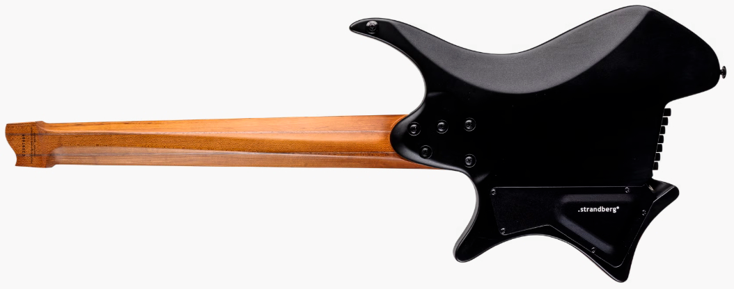 Strandberg Boden Standard N2.7 7c Multiscale 2h Seymour Duncan Ht Mn - Black Satin Metallic - Guitare Électrique Multi-scale - Variation 1