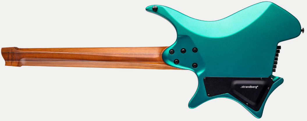 Strandberg Boden Standard N2.7 7c Multiscale 2h Seymour Duncan Ht Mn - Transformative Teal Metallic - Guitare Électrique Multi-scale - Variation 2