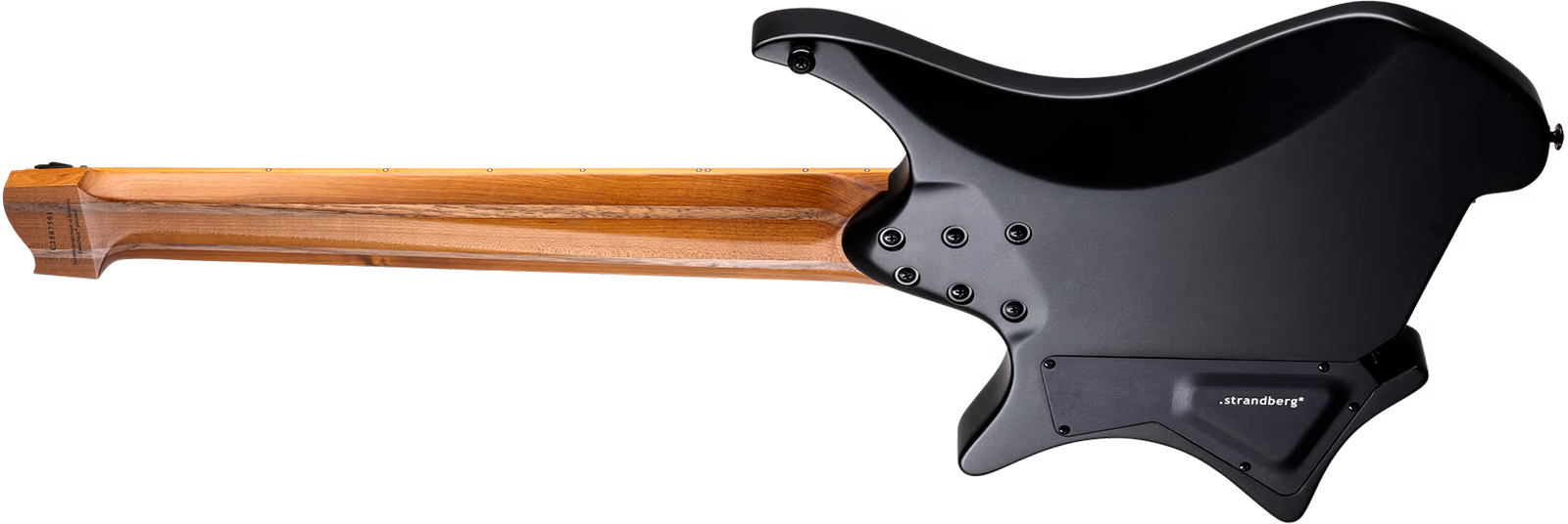 Strandberg Boden Standard N2.8 8c Multiscale 2h Seymour Duncan Ht Mn - Black Satin Metallic - Guitare Électrique Multi-scale - Variation 1