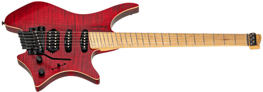 Strandberg Boden Standard Nx 6c Tremolo Multiscale Hss Mn - Red - Guitare Électrique Multi-scale - Variation 1