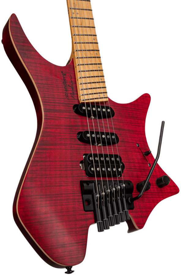 Strandberg Boden Standard Nx 6c Tremolo Multiscale Hss Mn - Red - Guitare Électrique Multi-scale - Variation 4