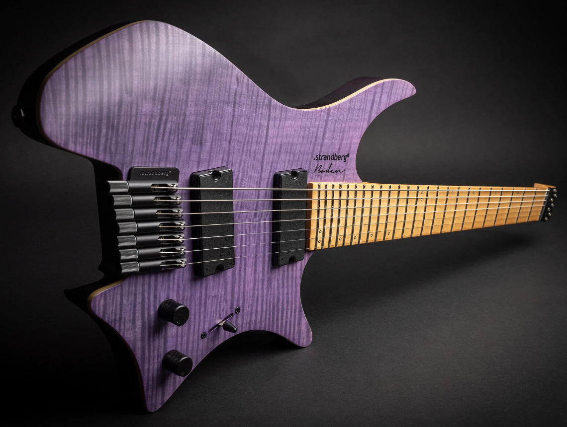 Strandberg Boden Standard Nx 7c Multiscale 2h Ht Mn - Translucent Purple - Guitare Électrique Multi-scale - Variation 4