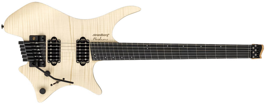 Strandberg Boden Prog Nx 6c Multiscale 2h Ht Ric - Natural Flame - Guitare Électrique Multi-scale - Main picture