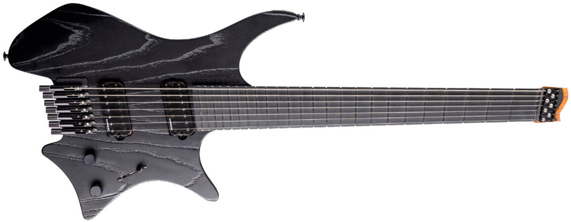 Strandberg Boden Singularity Nx7 7c Multiscale 2h Lundgren Ht Mn - Pitch Black - Guitare Électrique Multi-scale - Main picture