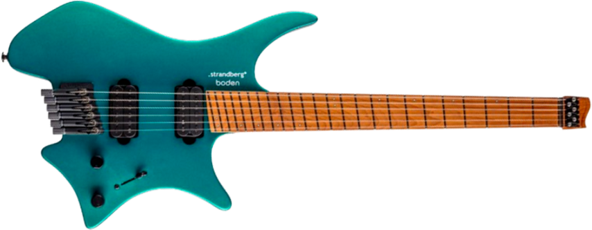 Strandberg Boden Standard N2.6 6c 2h Fishman Fluence Ht Mn - Transformative Teal Metallic - Guitare Électrique Multi-scale - Main picture