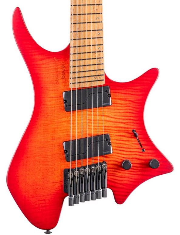 Boden Original N2.7 7-String - sunset coral burst satin