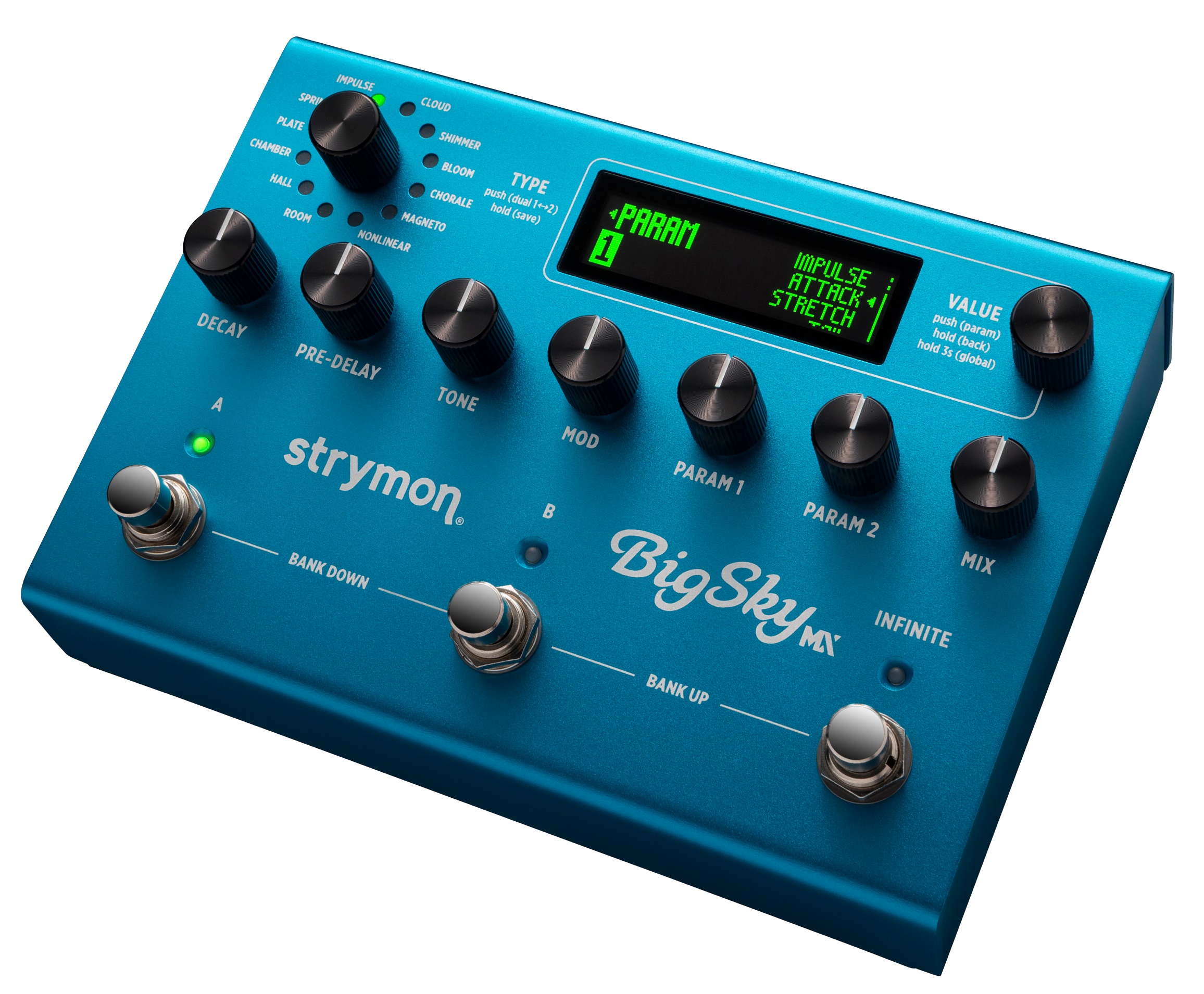 Strymon Bigsky Mx - PÉdale Reverb / Delay / Echo - Variation 2