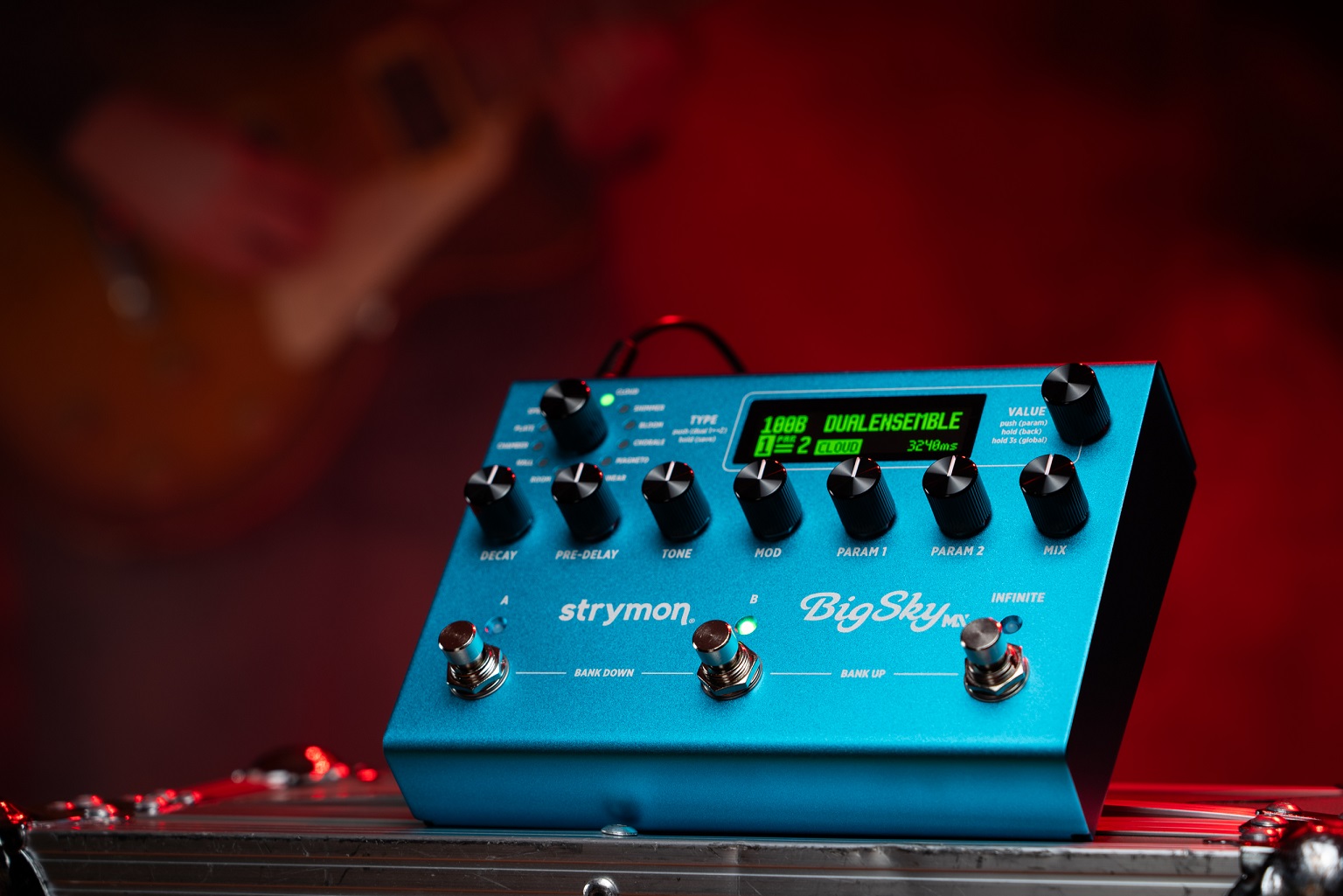 Strymon Bigsky Mx - PÉdale Reverb / Delay / Echo - Variation 4