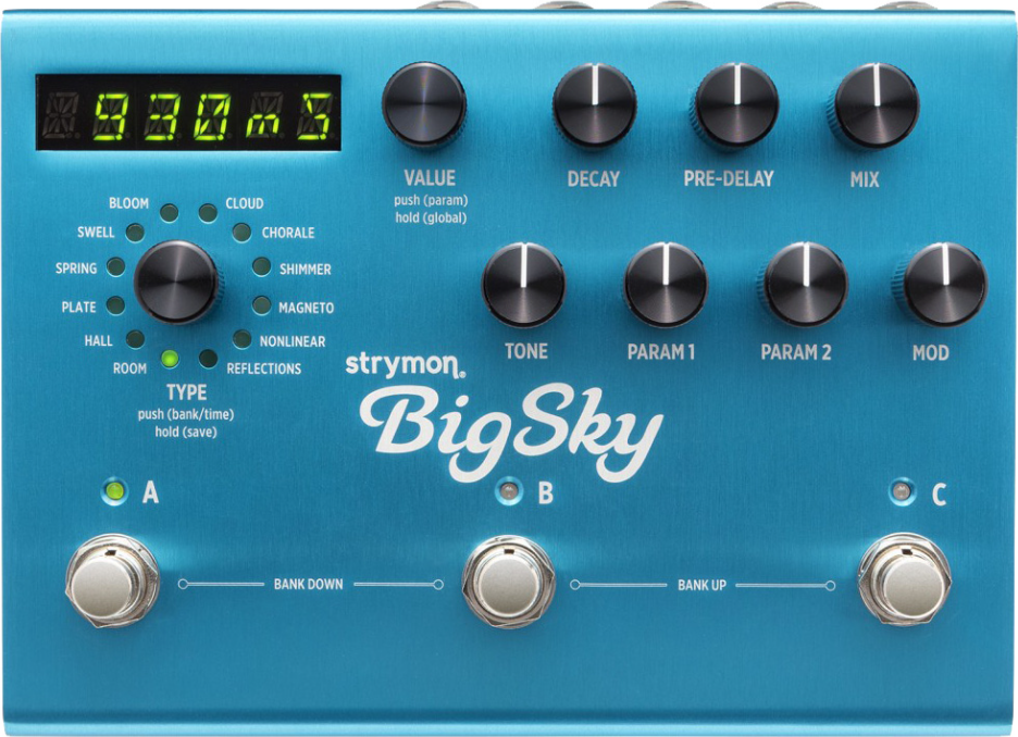 Strymon Bigsky Multidimensional Reverb - - PÉdale Reverb / Delay / Echo - Main picture