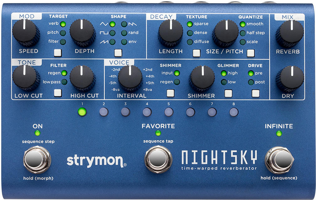 Strymon Nightsky Reverberator - PÉdale Reverb / Delay / Echo - Main picture