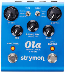 Pédale chorus / flanger / phaser / tremolo Strymon Ola dBucket Chorus and Vibrato