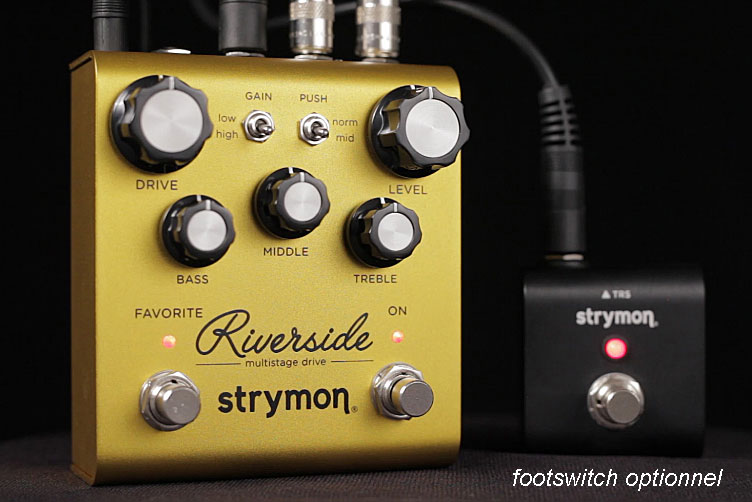 Strymon Riverside Multistage Drive - PÉdale Overdrive / Distortion / Fuzz - Variation 2