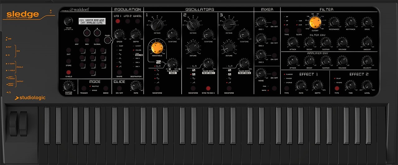 Studiologic Sledge Black Edition - SynthÉtiseur - Main picture