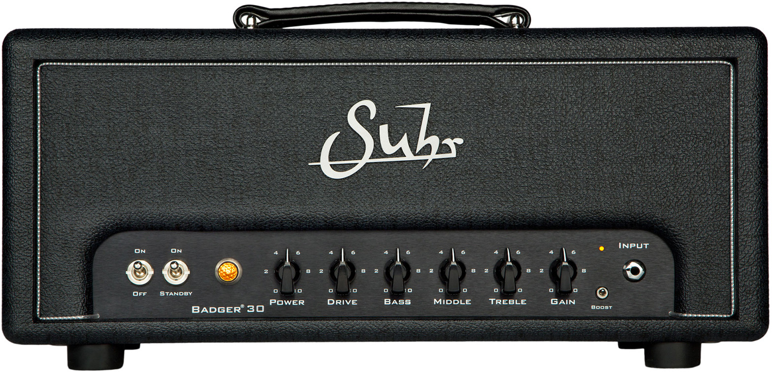 Suhr Badger 30 Black Head 25w - Ampli Guitare Électrique TÊte / PÉdale - Main picture