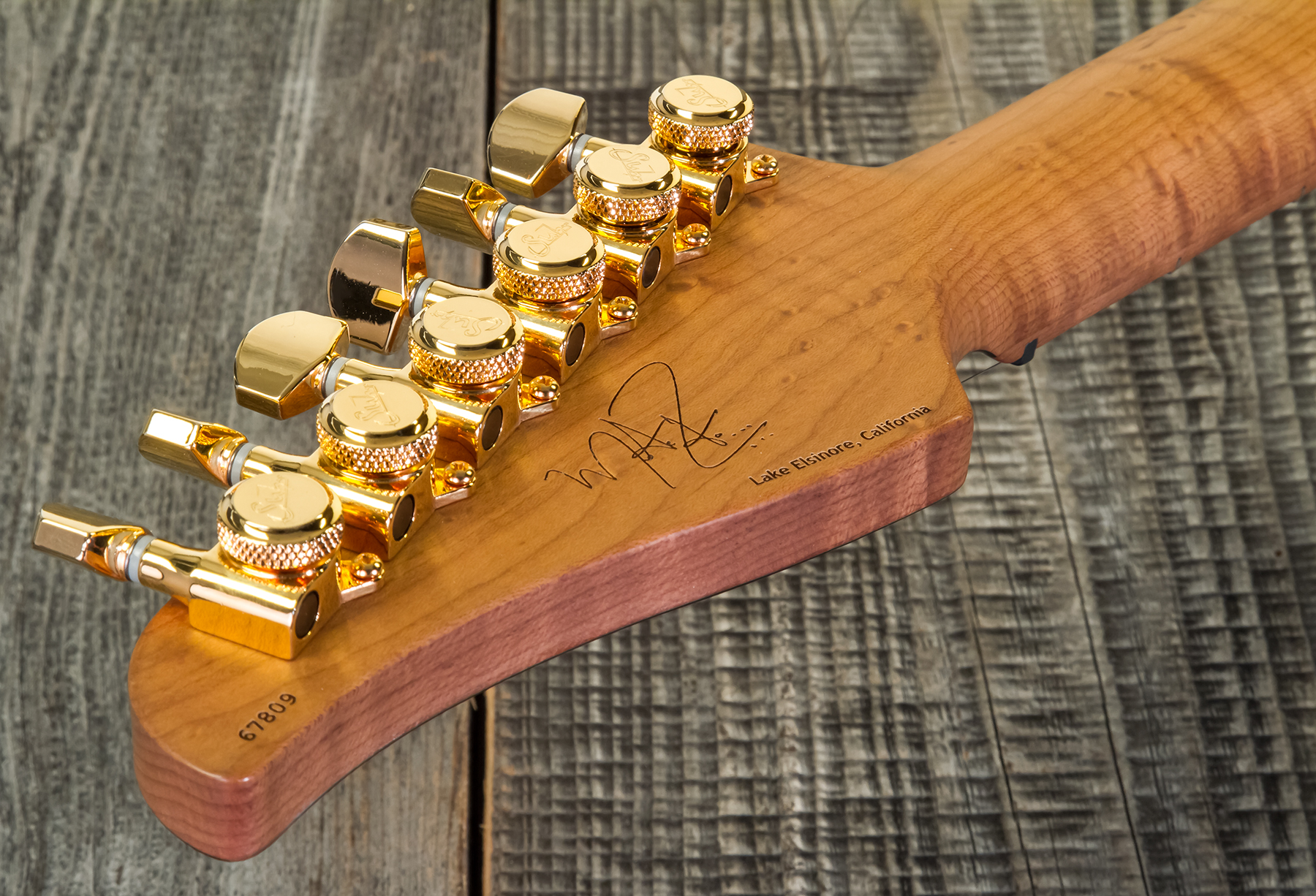 Suhr Mateus Asato Classic 01-sig-0030 Signature 2s  Ht Mn - Black - Guitare Électrique Forme Tel - Variation 8