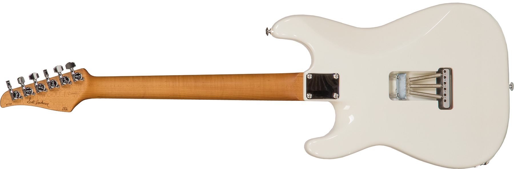 Suhr Scott Henderson Classic S 01-sig-0009 Signature 3s Trem Rw #67764 - Olympic White - Guitare Électrique Forme Str - Variation 1
