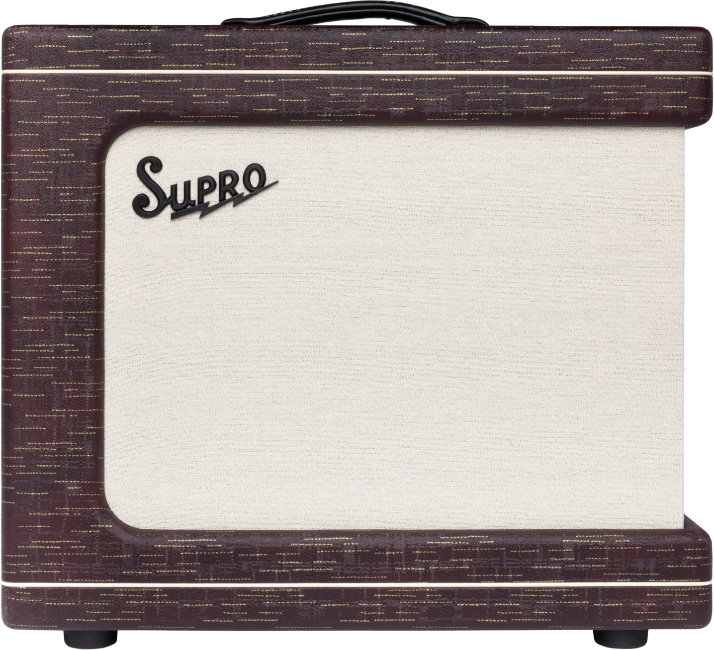 Supro Delegate Custom Burgundy Gold Scandia 1x12 25w - Ampli Guitare Électrique Combo - Main picture