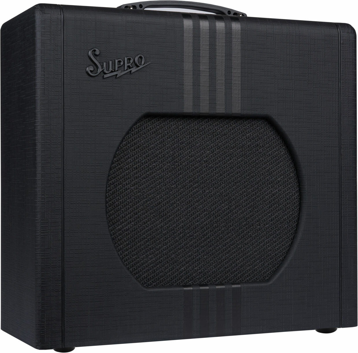 Supro Delta King 12 Combo 15w 1x12 Black/black - Ampli Guitare Électrique Combo - Main picture