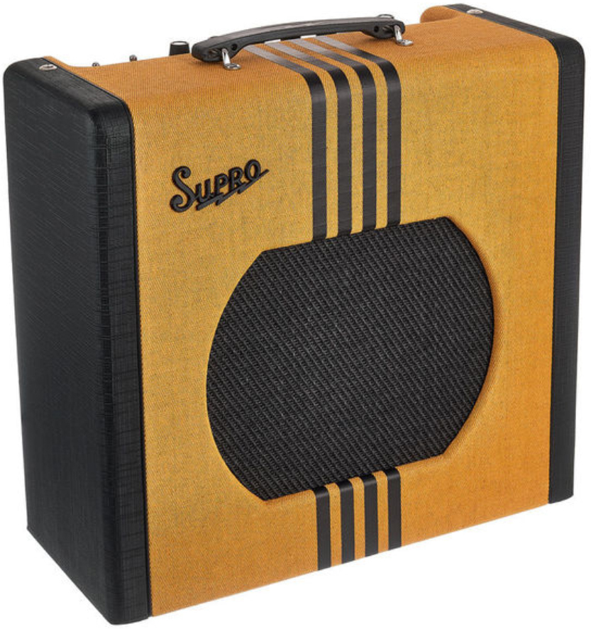 Supro Delta King Combo 12 15w 1x12 Tweed/black - Ampli Guitare Électrique Combo - Main picture