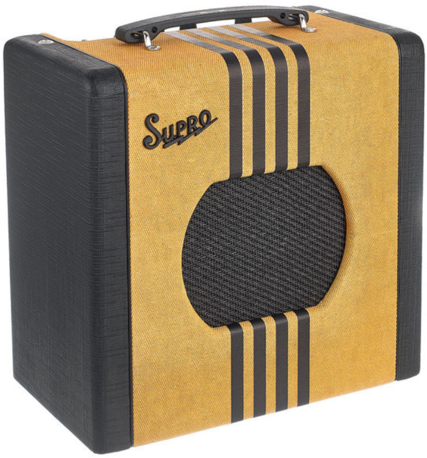 Supro Delta King Combo 8 1w 1x8 Tweed/black - Ampli Guitare Électrique Combo - Main picture