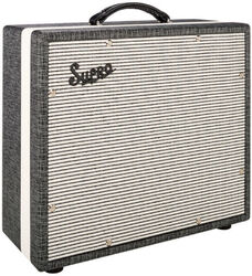 Baffle ampli guitare électrique Supro Black Magick Cab 1x12 - Black Rhino Hide