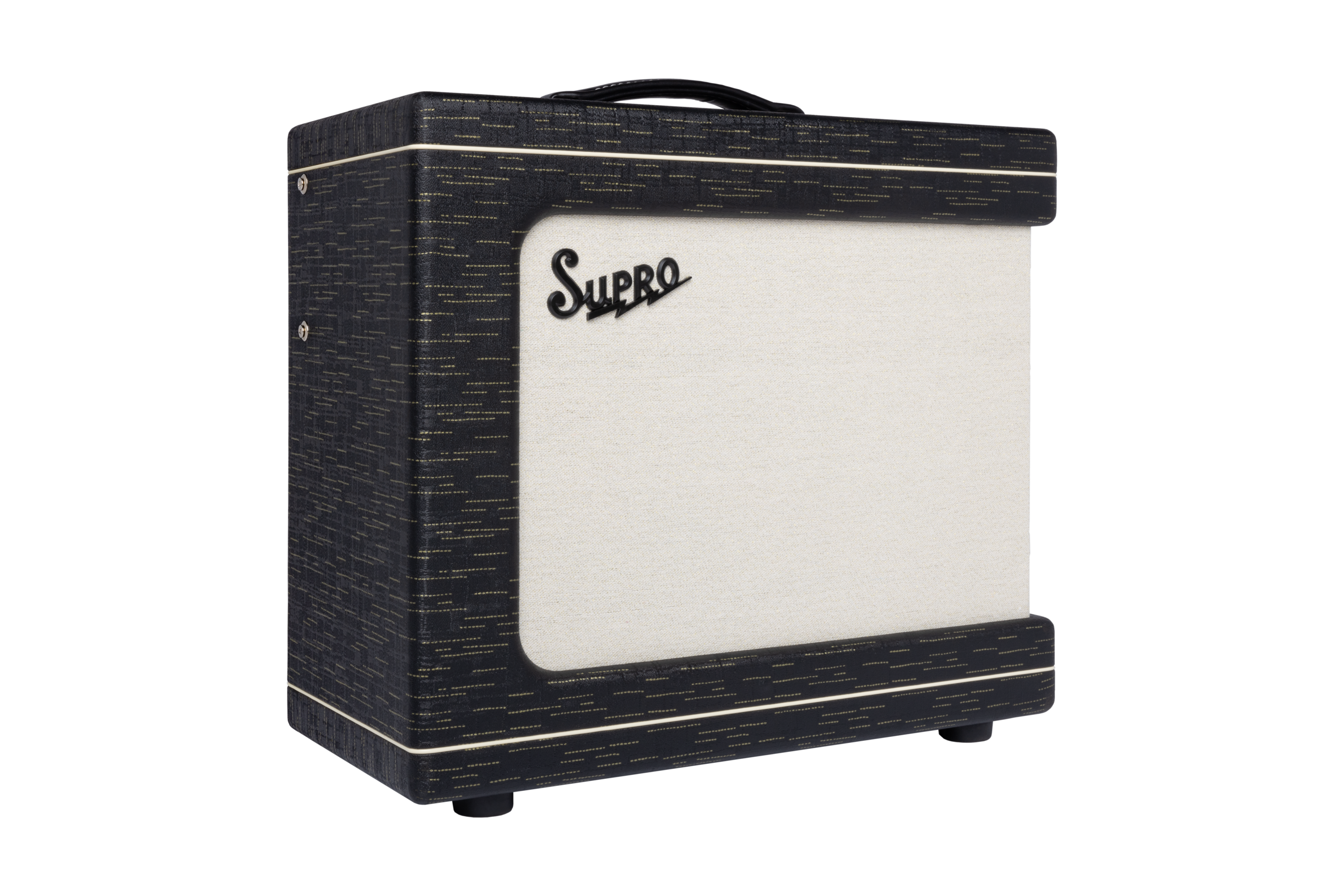 Supro Delegate Custom Black Gold Scandia 1x12 25w - Ampli Guitare Électrique Combo - Variation 1