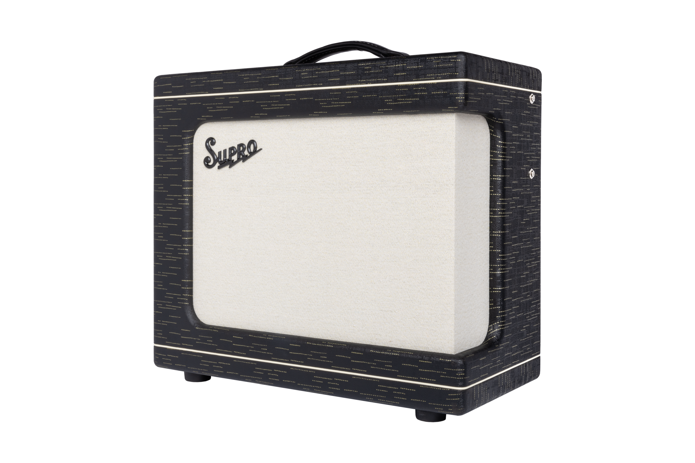 Supro Delegate Custom Black Gold Scandia 1x12 25w - Ampli Guitare Électrique Combo - Variation 2