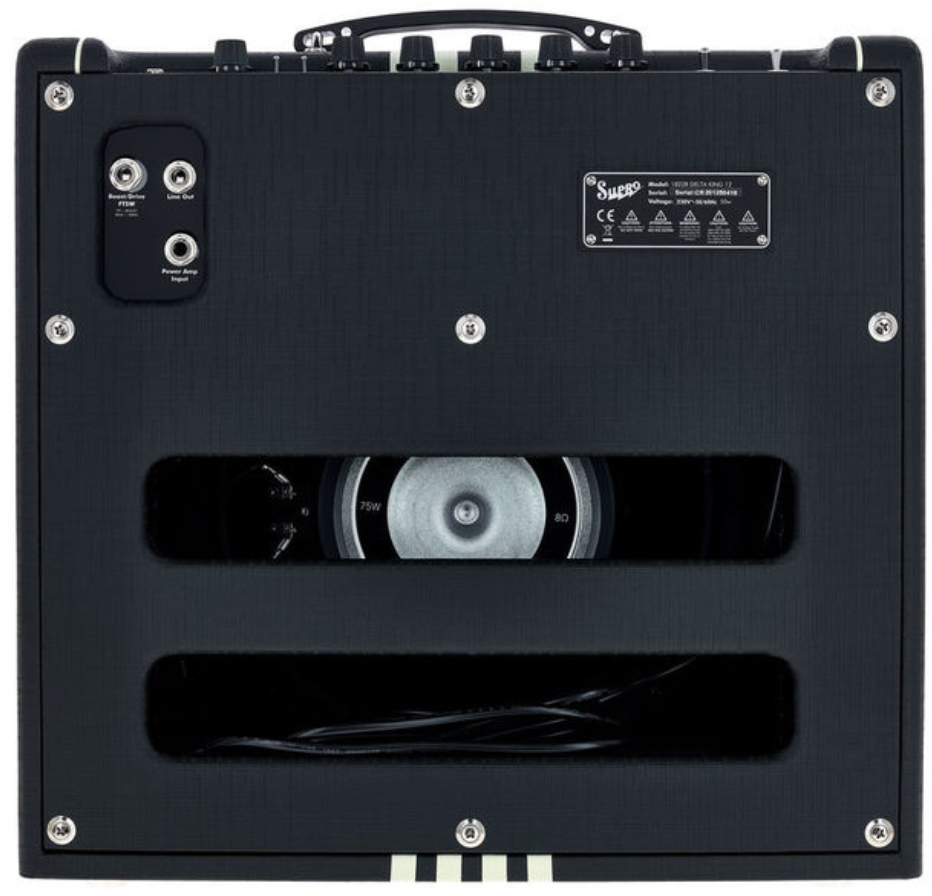 Supro Delta King Combo 12 15w 1x12 Black/cream - Ampli Guitare Électrique Combo - Variation 1