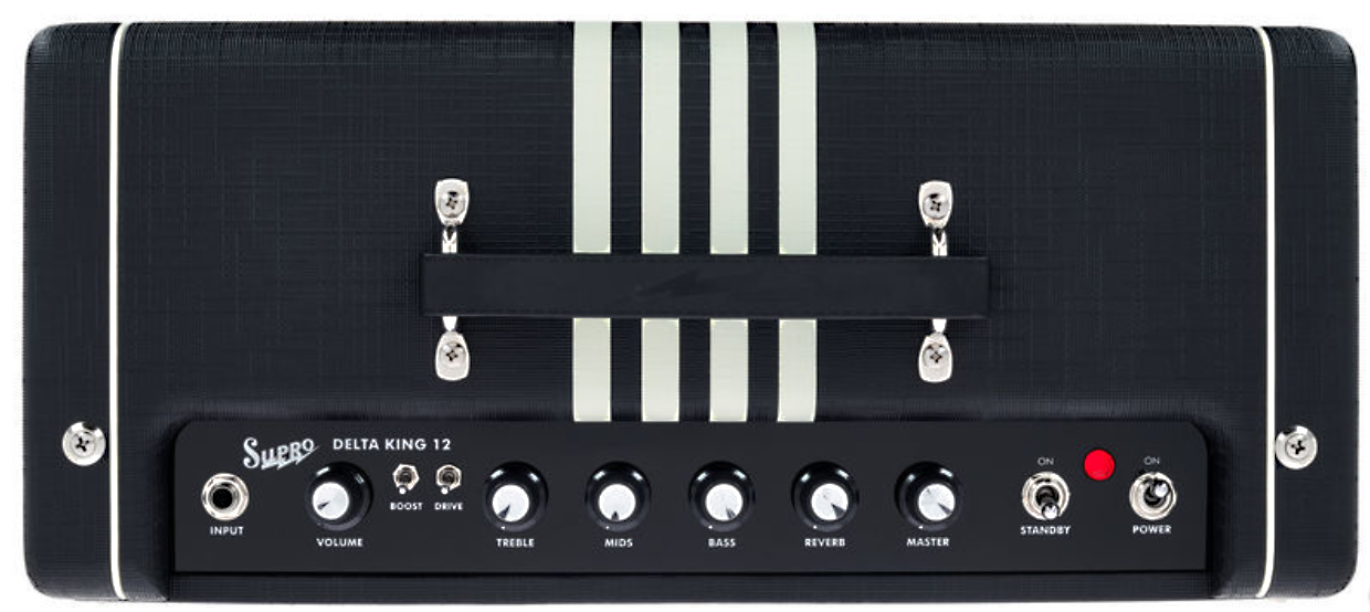 Supro Delta King Combo 12 15w 1x12 Black/cream - Ampli Guitare Électrique Combo - Variation 2