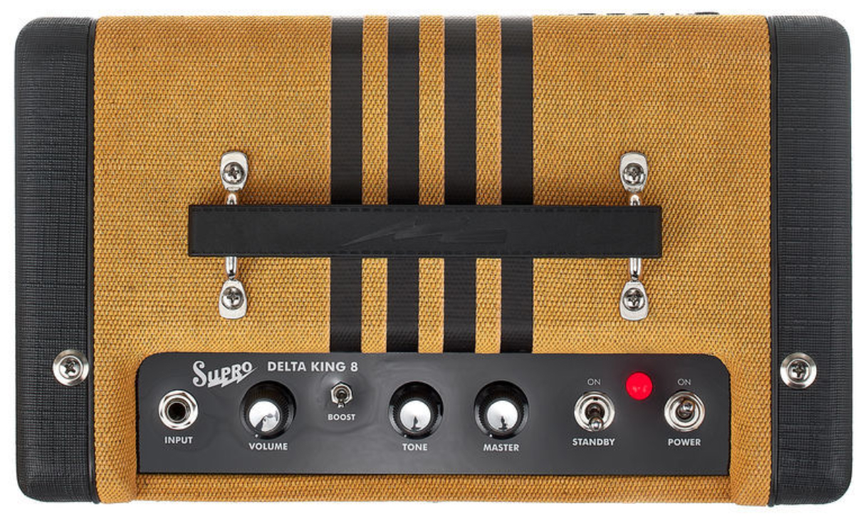 Supro Delta King Combo 8 1w 1x8 Tweed/black - Ampli Guitare Électrique Combo - Variation 2