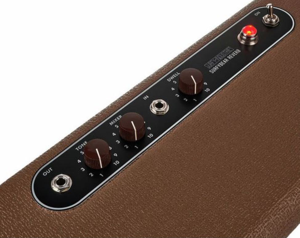 Surfy Industries Surfybear Classic Reverb V2 Brown - PÉdale Reverb / Delay / Echo - Variation 4