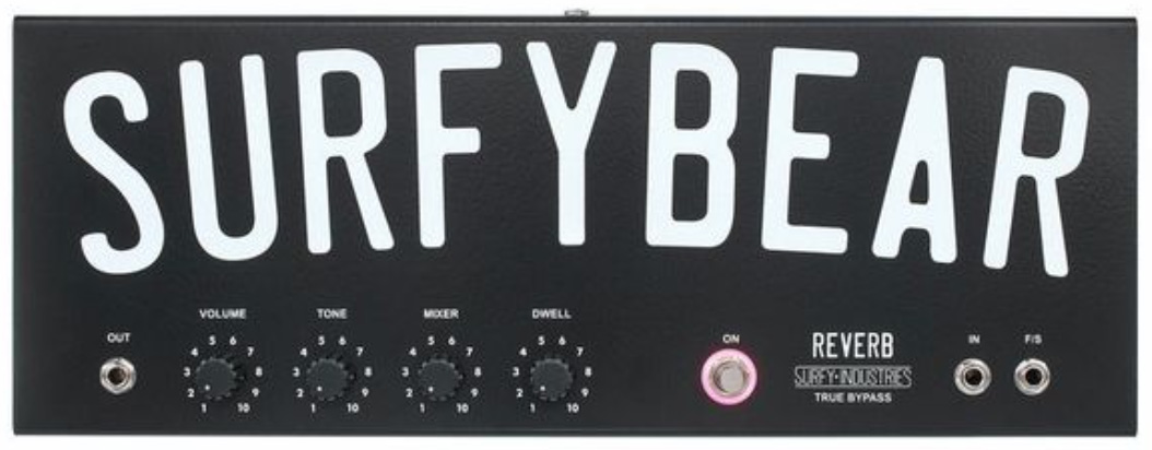 Surfy Industries Surfybear Metal Reverb Black - PÉdale Reverb / Delay / Echo - Variation 3