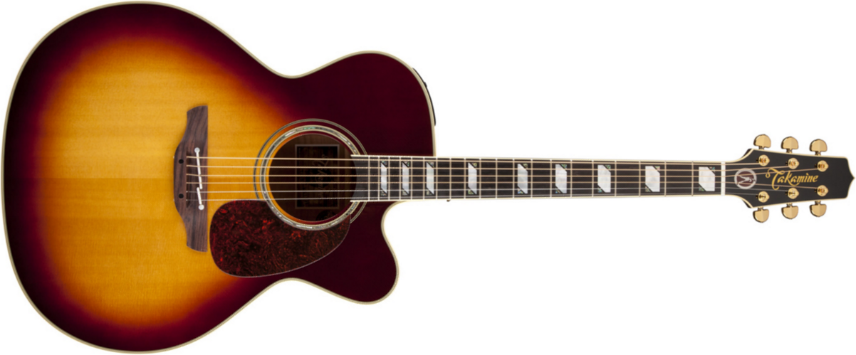 Takamine Ef250tk Toby Keith - Sunburst - Guitare Electro Acoustique - Main picture