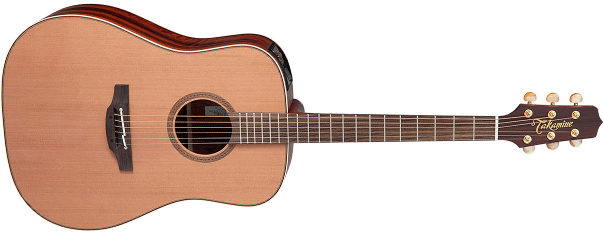 Takamine Fn15 Ar Ltd Dreadnought Cedre Palissandre Rw - Natural Satin - Guitare Electro Acoustique - Main picture