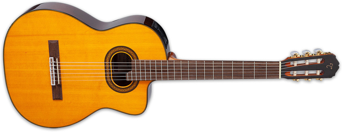 Takamine Gc6ce Nat 4/4 Cw Epicea Noyer Lau - Natural - Guitare Classique Format 4/4 - Main picture