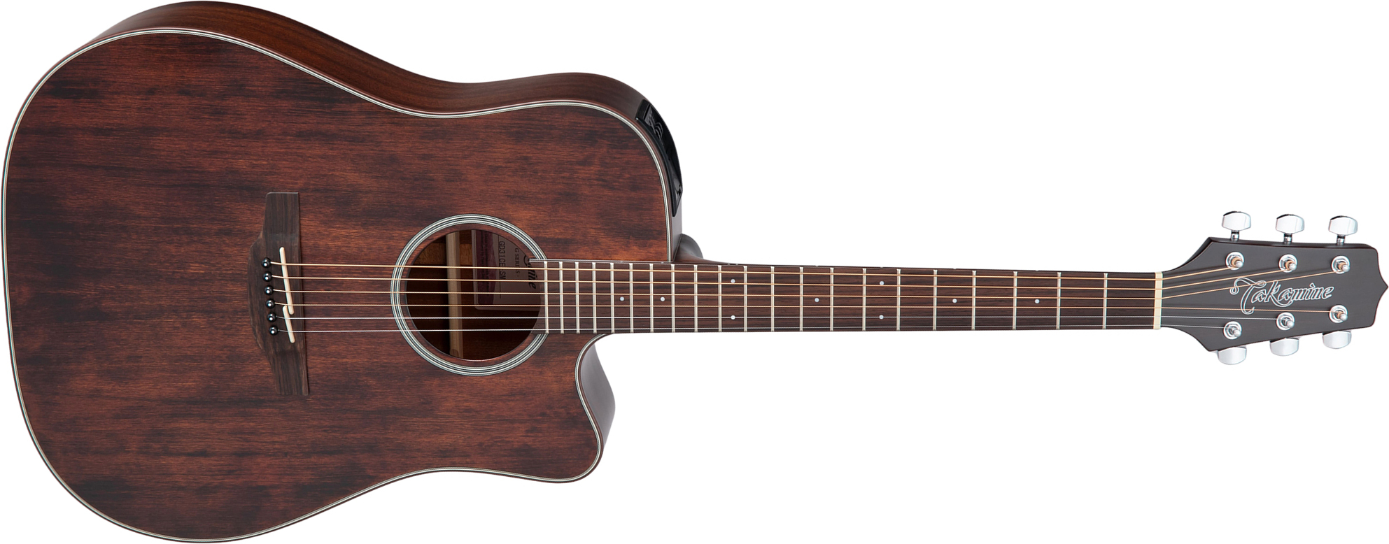 Takamine Gd21ce-sm Dreadnought Cw Cedre Acajou Rw - Satin Molasses - Guitare Folk - Main picture