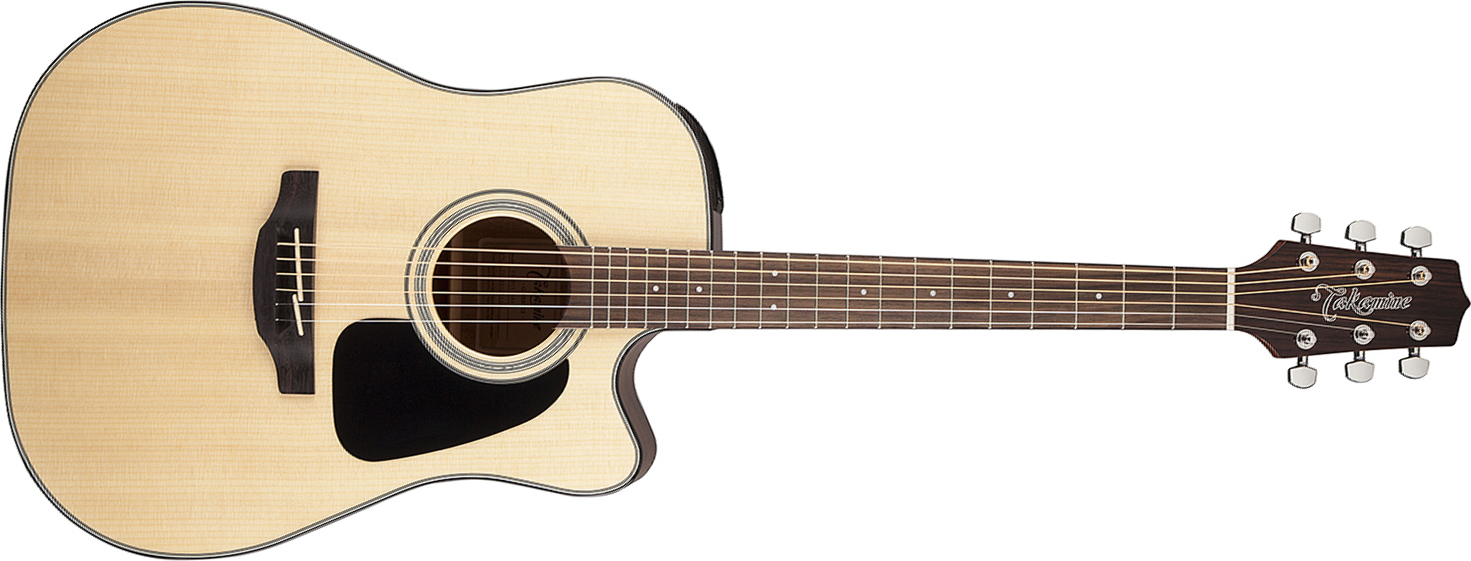 Takamine Gd30ce-nat Dreadnought Epicea Acajou Tp4td - Natural - Guitare Electro Acoustique - Main picture